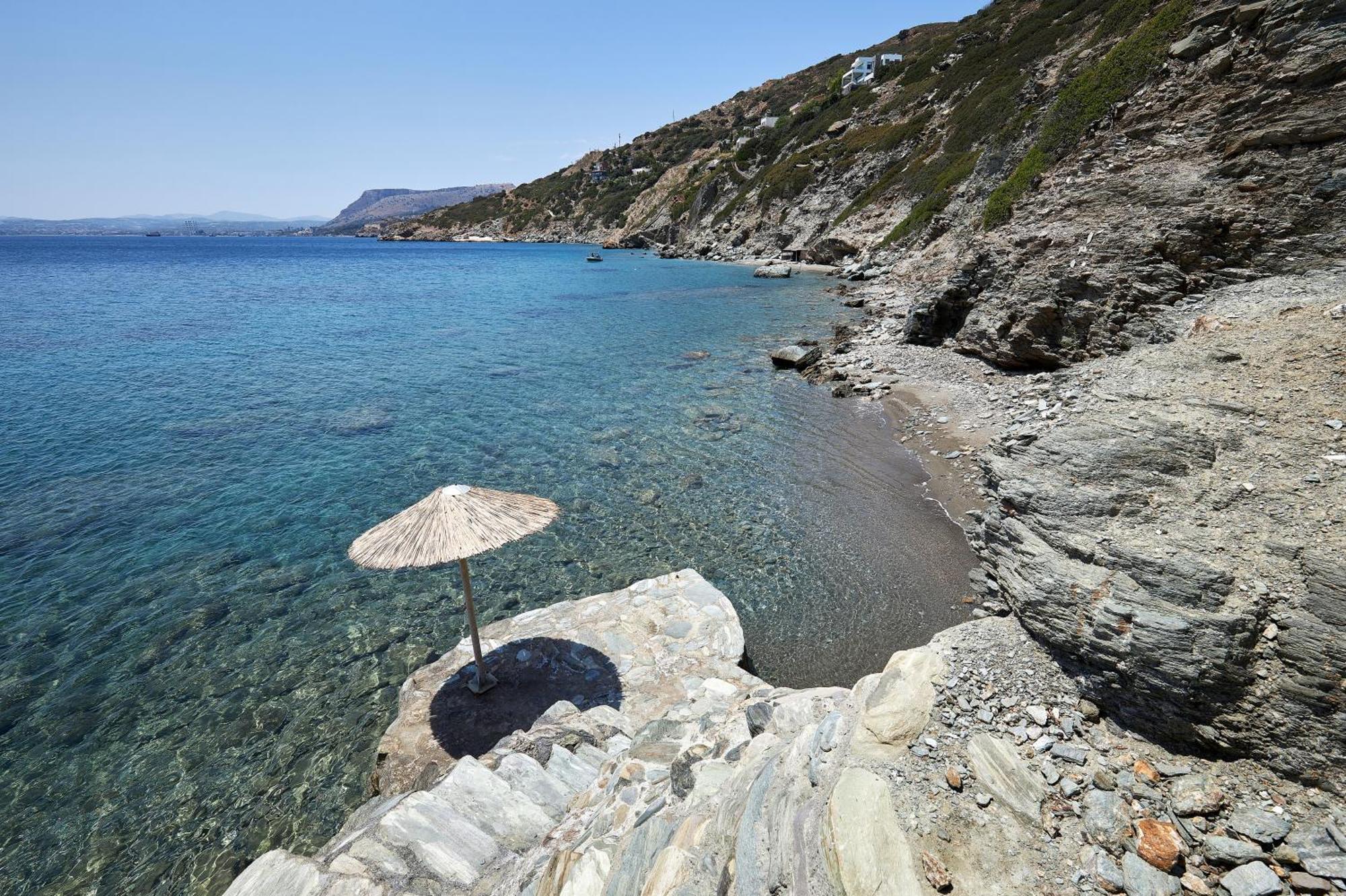 Beachfront Villa In Crete - Epavli Luxury Villa Agia Pelagia 외부 사진