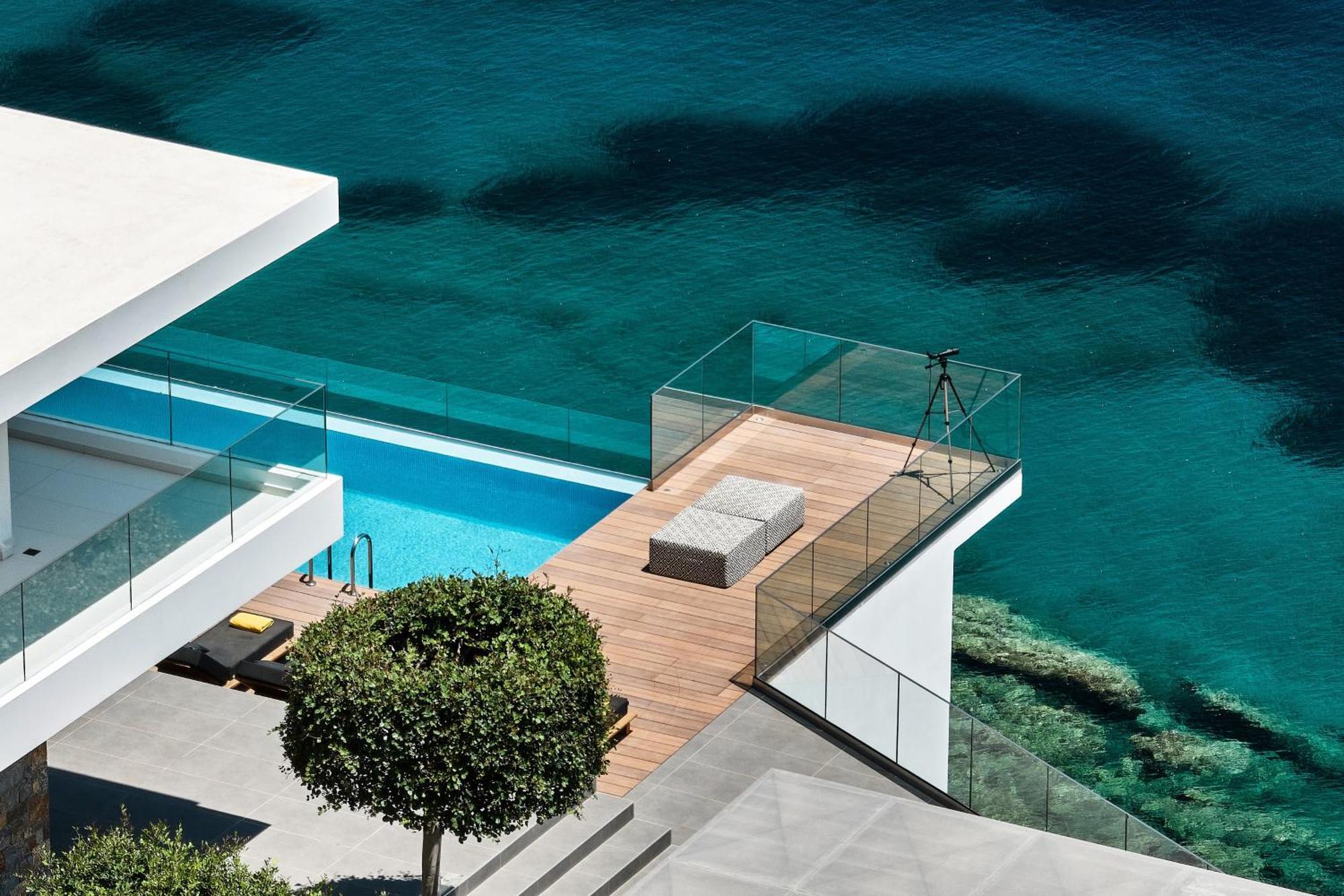 Beachfront Villa In Crete - Epavli Luxury Villa Agia Pelagia 외부 사진