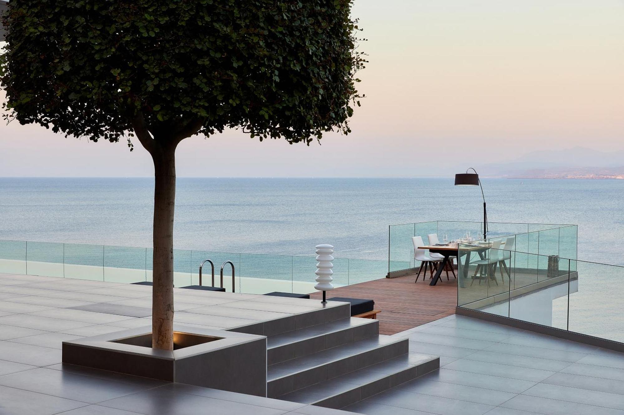 Beachfront Villa In Crete - Epavli Luxury Villa Agia Pelagia 외부 사진